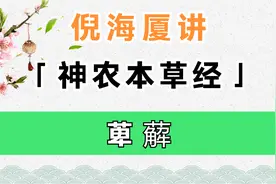 萆薢 | 倪海厦讲《神农本草经》