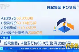 蚂蚁集团：A股发行价68.8元/股，成全球最大规模IPO|天下财经视频封面