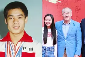 58岁体操王子李宁现状；头发花已经秃顶，儿子帅气女儿美丽可爱视频封面