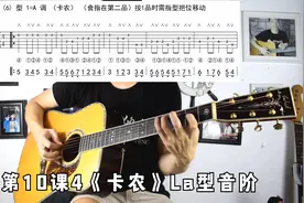 第10课 吉他盲目练格子不实用？不如每日练卡农（La型音阶）各调视频封面
