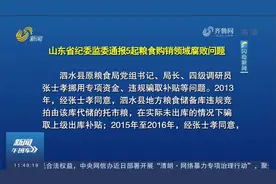 山东省纪委监委通报5起粮食购销领域腐败问题视频封面