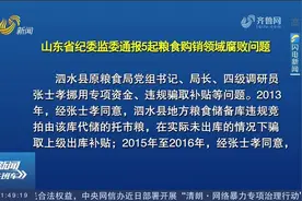 山东省纪委监委通报5起粮食购销领域腐败问题视频封面