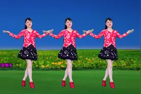 民族情歌广场舞《小河淌水》演唱：阿宝 王二妮，歌声嘹亮清脆视频封面