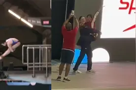 外国选手也爱全红婵！全红婵10米台夺冠后，被英国选手熊抱走了视频封面