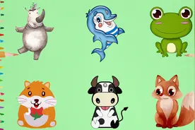 犀牛，奶牛，狐狸用英语怎么读？大家会吗？我们一起来学习一下吧视频封面