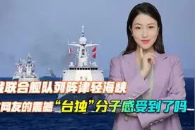中俄联合舰队列阵津轻海峡，日本网友的震撼，“台独”感受到了吗视频封面