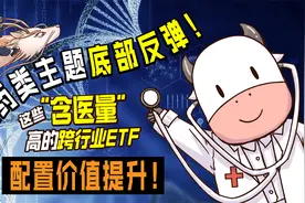 大医药底部反弹！这些跨行业ETF基金含医量高配置性增强！视频封面