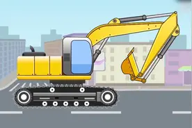 儿童挖掘机故事：世界级挖掘机配合吊车，种树建游乐场视频封面