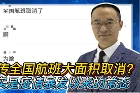 网传全国航班大面积取消？其实是疫情爆发以来的常态视频封面