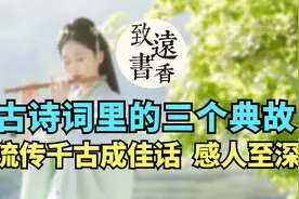 古诗词里的三个唯美典故，流传千古成佳话，感人至深！视频封面