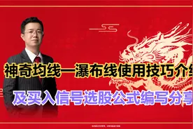 神奇均线—瀑布线使用技巧介绍及买入信号选股公式编写分享视频封面