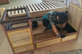 柚尊新中式家具——圣马斯木蜡油涂装操作视频封面