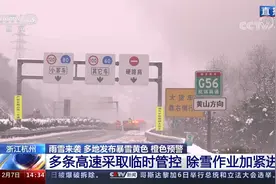 浙江杭州 雨雪来袭 多地发布暴雪黄色 橙色预警视频封面