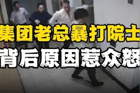 集团董事长“一战成名”，暴打科学院士，事后依旧翘着二郎腿上班