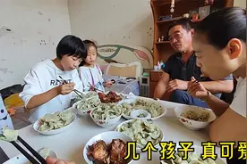 小明带着三个孩子回娘家，告诉小二妮的趣事，让全家人忍俊不禁视频封面