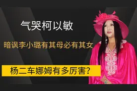 气哭柯以敏，暗讽李小璐，杨二车娜姆到底有多彪悍？视频封面