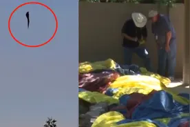 美国一热气球坠毁致5死 空中“解体”吊篮迅速下坠 事发一幕曝光视频封面