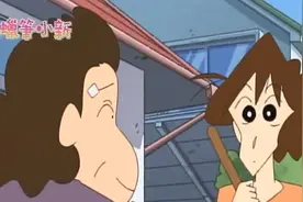 蜡笔小新：隔壁家大婶来美伢家，拿出零食后小新不吃饭，美伢不满视频封面