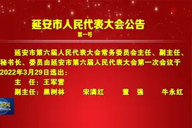 延安市人民代表大会公告第一号视频封面