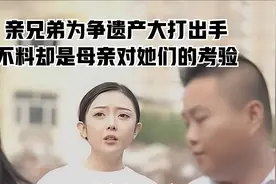 三兄弟为争遗产大打出手，不料却是母亲对她们的考验，人性太可怕视频封面