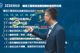 建设工程项目进度控制的目标和任务、施工进度计划的类型及其作用视频封面
