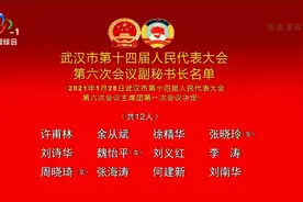 武汉市第十四届人民代表大会第六次会议副秘书长名单视频封面