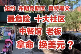 美国纽约，穷人低收入区，十大危险社区，中餐馆老板，拿命换美元视频封面