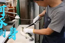 河豚最怕日本厨房，魔鬼刀工，还没反应过来，已经上桌了视频封面