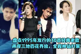 盘点1995年发行的30首经典老歌，两岸三地百花齐放，全程神仙打架视频封面