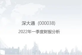 000519 中兵红箭-2022年一季度财报分析视频封面
