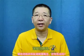 锂电池板块，盐湖提锂概念，60日线能守住吗？#财经#股市#基金视频封面