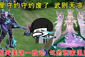 守约废了，武则天凉了！只因天美这一改动，导致大量玩家退游！视频封面