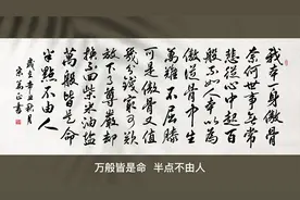 这首诗写尽了人生辛酸，诉说了人生无奈，万般皆是命，半点不由人视频封面