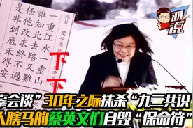 "汪辜会谈"30年之际抹杀"九二共识",盲人瞎马的蔡英文自毁保命符视频封面