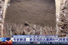 咸阳机场工地发现3500余座古墓 为何古代墓葬扎堆儿“洪渎原”？视频封面