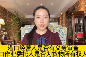 港口经营人是否有义务审查港口作业委托人是否为货物所有权人？视频封面