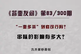 一把紫砂壶到底能不能泡多种茶？真要一壶一茶，我得买多少壶呀！视频封面