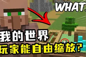 我的世界：玩家拥有缩放能力，门口出现一张大脸，吓玩家一跳