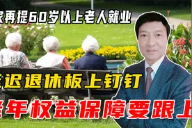专家提60岁以上老人就业：延迟退休板上钉钉，老年权益保障要跟上视频封面