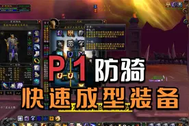 魔兽世界TBC:蓝装小骑士快速成型副T，这些装备别错过喽~视频封面
