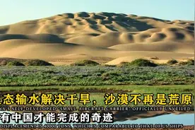 生态输水解决干旱，沙漠不再是荒原？只有中国才能完成的奇迹视频封面