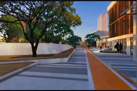 SketchUp建模enscape渲染，5分钟做出商业街漫游动画，效果真棒！视频封面
