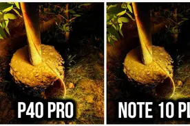 华为 P40 Pro、三星 Note 10+ 相机实拍对比，暗光下色彩差异明显视频封面