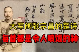民国大军阀张宗昌的歪诗：每首都是令人喷饭的神作！忍住看完别笑视频封面