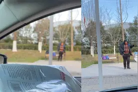 太暖心！陕西一流浪大姐没有口罩，好心女子路过隔空相送视频封面