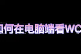 如何在电脑端初步地看WCL战斗记录视频封面