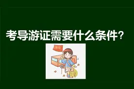 考导游证需要什么条件呢？高中学历就可以报考，入行门槛很低视频封面
