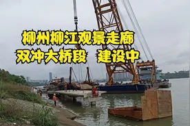 广西柳州又一段柳江观景走廊正在建设中，百里柳江，百里画廊！视频封面