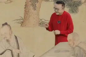 王刚又入画了，天才画家仇英的《写经换茶图》，真是细节满满视频封面