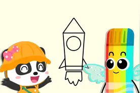 宝宝巴士神奇简笔画 第2季——宇宙飞船，私人定制宇宙飞船，好酷视频封面